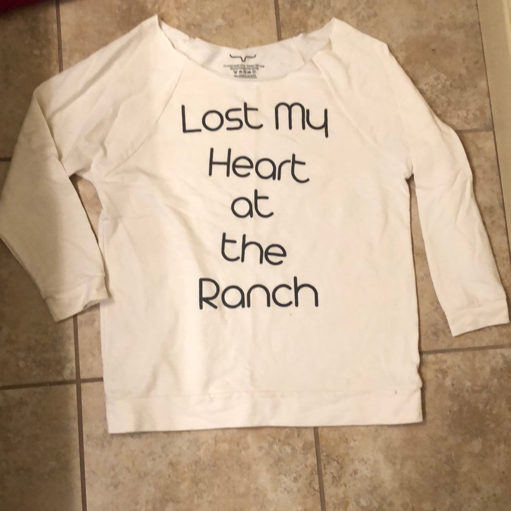 Kimes Ranch 3/4 sleeve sweatshirt/top